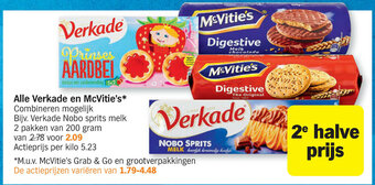 Alle Verkade en McVitie's