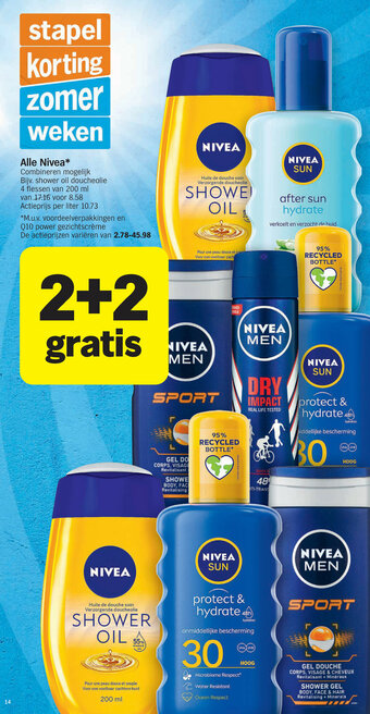 Albert Heijn Alle Nivea aanbieding