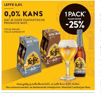 Prik en Tik Leffe 0,0% 4 x 33 cl aanbieding