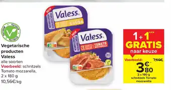 Carrefour Market Valess Vegetarische Producten 2 x 180g aanbieding