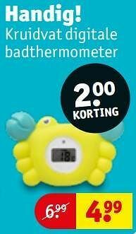 Handig! kruidvat digitale 2 badthermometer