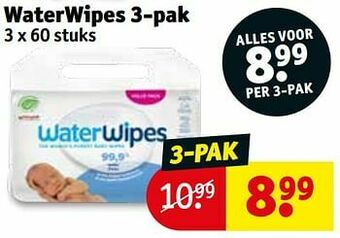 Kruidvat Waterwipes aanbieding