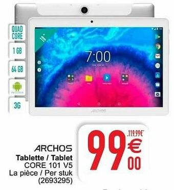 Archos tablette - tablet core 101 v5