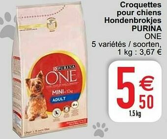 Croquettes pour chiens hondenbrokjes purina one