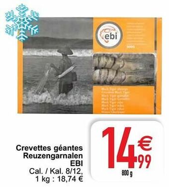 Cora Crevettes géantes reuzengarnalen ebi aanbieding