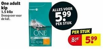 Kruidvat One adult kip aanbieding
