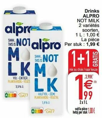 Drinks alpro not milk