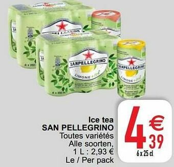 Ice tea san pellegrino