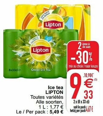 Cora Ice tea lipton aanbieding