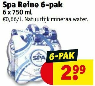 Kruidvat Spa reine aanbieding