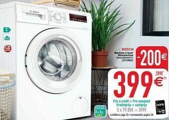Cora Bosch machine à laver wasmachine wan282m2fg aanbieding