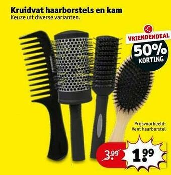 Kruidvat Vent haarborstel aanbieding
