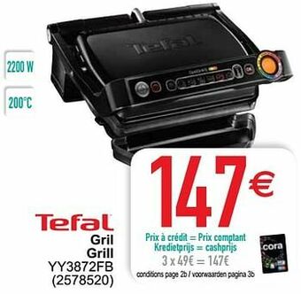 Tefal gril grill yy3872fb