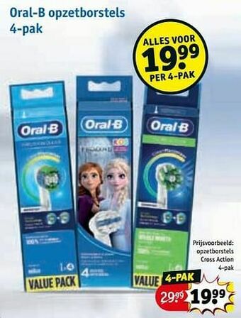 Kruidvat Opzetborstels cross action aanbieding