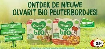 Olvarit bio peuterbordjes