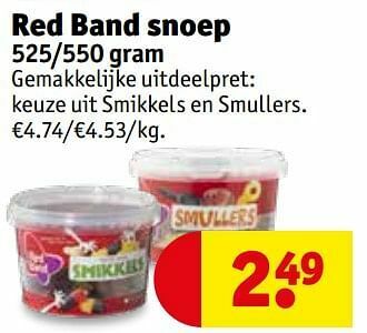 Kruidvat Red band snoep aanbieding