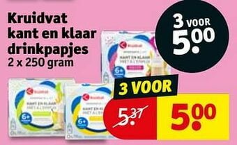Kruidvat Kruidvat kant en klaar drinkpapjes aanbieding