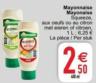 Cora Mayonnaise mayonaise aanbieding
