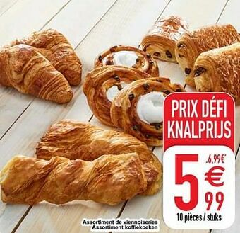Assortiment de viennoiseries assortiment koffiekoeken