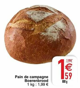 Pain de campagne boerenbrood