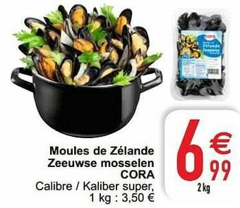Cora Moules de zélande zeeuwse mosselen cora aanbieding