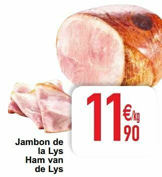 Jambon de la lys ham van de lys