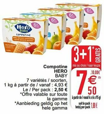 Cora Compotine hero baby aanbieding