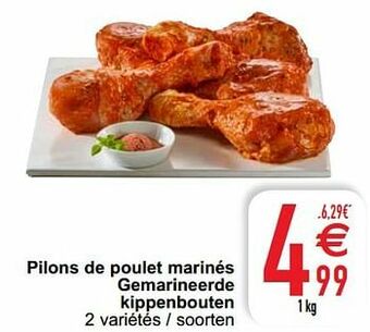 Cora Pilons de poulet marinés gemarineerde kippenbouten aanbieding