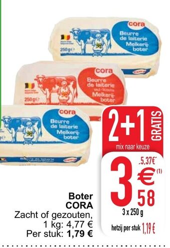 Cora Cora Boter aanbieding