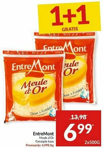 Entremont meule d`or geraspte kaas
