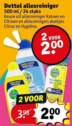 Kruidvat Dettol allesreiniger aanbieding