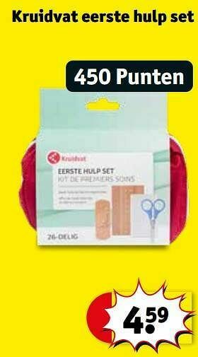 Kruidvat Kruidvat eerste hulp set aanbieding
