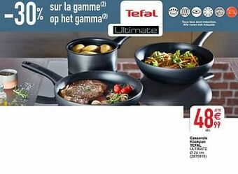 Cora Casserole kookpan tefal ultimate aanbieding
