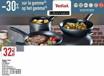 Cora Poêle - pan tefal ultimate aanbieding