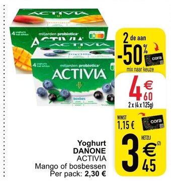 Cora Yoghurt Danone aanbieding