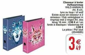 Cora Classeur à levier hefboommap wild animals aanbieding