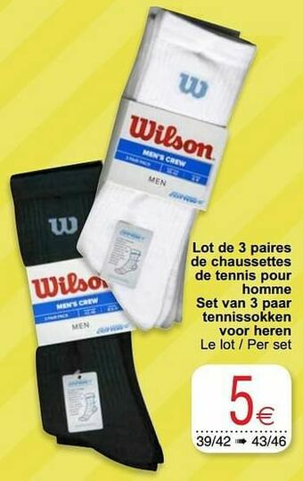 Lot de 3 paires de chaussettes de tennis pour homme set van 3 paar tennissokken voor heren