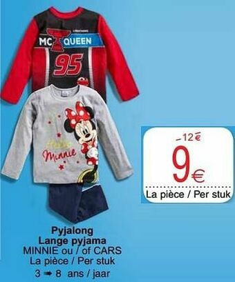 Cora Pyjalong lange pyjama minnie ou - of cars aanbieding