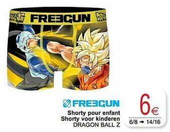 Cora Shorty pour enfant shorty voor kinderen dragon ball z aanbieding
