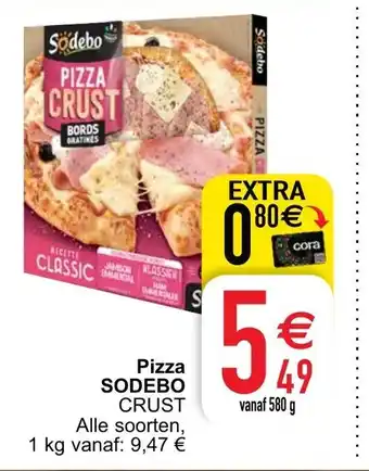 Cora Sodebo Pizza aanbieding