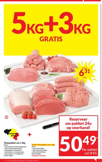 Intermarché Vleespakket 5kg + 3kg aanbieding