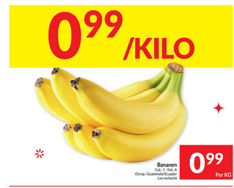 Intermarché Bananen per kg aanbieding