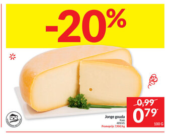 Intermarché Jonge gouda 100g aanbieding