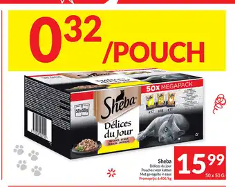 Intermarché Sheba 50 x 50g aanbieding