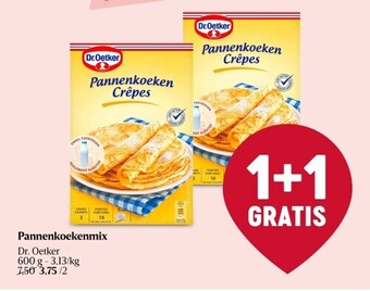 Delhaize Pannenkoekenmix dr. oetker aanbieding