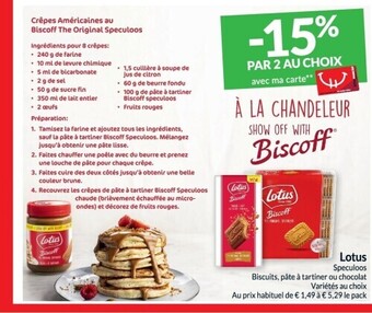 Intermarché Lotus aanbieding