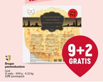 Delhaize Brugse pannenkoeken geal aanbieding