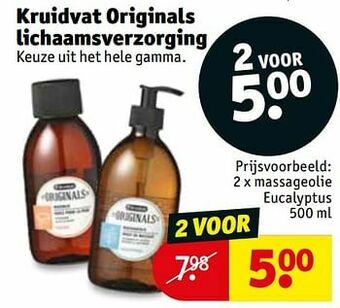 Kruidvat Massageolie eucalyptus aanbieding