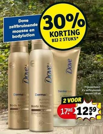 Kruidvat Zelfbruinende mousse aanbieding