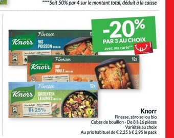 Intermarché Knorr aanbieding